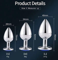 Bild in Galerie-Viewer laden, Luxuriöser Analplug aus Edelstahl
