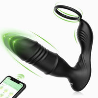 Load image into Gallery viewer, Murphy-APP/Controller &amp; 9-Telescopic / Vibration &amp; Penis Ring Locking Prostate Massager
