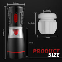 Bild in Galerie-Viewer laden, Nalini 4 Saugmodi und 7 Zungenleck-Masturbatorbecher für Männer 
