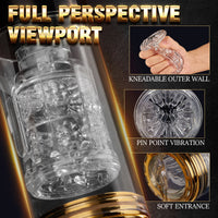 Cargar imagen en el visor de la galería, Alex Labial Entrence-10 Thrusting Rotating 10 Sucking Automatic Male Oral Sex Masturbator
