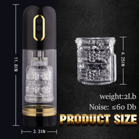 Cargar imagen en el visor de la galería, Alex Labial Entrence-10 Thrusting Rotating 10 Sucking Automatic Male Oral Sex Masturbator
