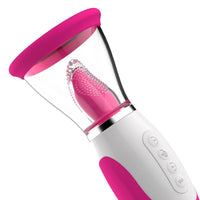Load image into Gallery viewer, Sucking Vibrator With Tongue
