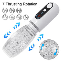 Load image into Gallery viewer, Typhoon - Auto Telescopic Rotation Male Masturbation Cup With Dual Vibration
