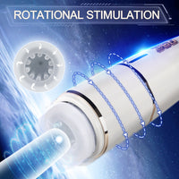 Cargar imagen en el visor de la galería, Hot selling high quality automatic rotating masturbation cup ABS+TPR+silicone electric masturbation cup for men
