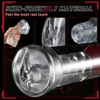 Load image into Gallery viewer, S-HANDE 9 Vibrating 9 Sucking Transparent Penis Enlargement Pump
