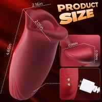 Load image into Gallery viewer, Ramsdell 10 Biting Modes &amp; 10 Vibrating Speeds Stimulate Nipple Clitoral Women Vibrator
