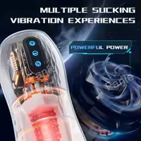 Charger l'image dans la visionneuse de galerie, Masturbateur masculin à piston rotatif automatique avec ventouse
