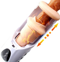 Load image into Gallery viewer, Retractable Heating Voice Penis Wrapped Suck
