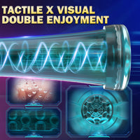 Cargar imagen en el visor de la galería, Lucas 3 Sucking Transparent Vacuum Penis Pump
