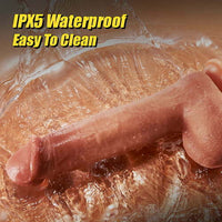 Bild in Galerie-Viewer laden, CYRUS Classic 9 Vibrierender 3-Wege-Dildo mit schwingender Heizung, realistischer Dildo, 21 cm
