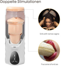 Load image into Gallery viewer, Retractable Heating Voice Penis Wrapped Suck
