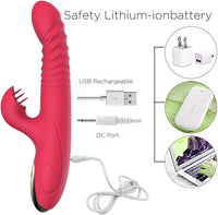 Bild in Galerie-Viewer laden, Dildo Heizung G-Punkt Doppelvibrator
