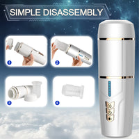 Cargar imagen en el visor de la galería, Hot selling high quality automatic rotating masturbation cup ABS+TPR+silicone electric masturbation cup for men
