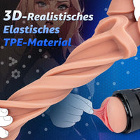 Bild in Galerie-Viewer laden, Advanced Electric Masturbator for Men with 10 Vibration and 5 Suction Modes, Realistic 3D Pocket Pussy Stimulator
