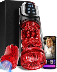 Load image into Gallery viewer, VIJISA AI-Powered Automatic Male Masturbator with 7 Suction, Telescopic, Rotating, and Vibration Modes
