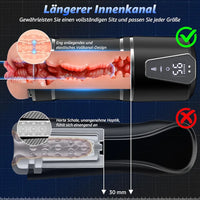 Bild in Galerie-Viewer laden, Advanced Electric Masturbator for Men with 10 Vibration and 5 Suction Modes, Realistic 3D Pocket Pussy Stimulator
