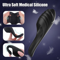 Laad afbeelding in galerijviewer, Penis Vibrator Glans massager Adjustable Male Masturbators Flexible Cover For Ejaculation Male Sex Toys For Men Endurance
