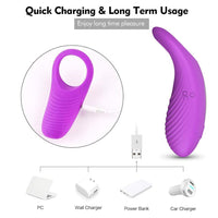 Cargar imagen en el visor de la galería, Vibrating Penis Ring Men Cockring Clitoris Stimulate Vibrator Delayed Premature Ejaculation Rings Adult Sex Toys For Couples
