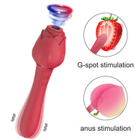 Cargar imagen en el visor de la galería, Powerful Rose Vibrator For Women Clitoris Nipple Clit Sucker
