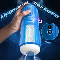 Bild in Galerie-Viewer laden, Freihändiger männlicher Masturbator, Teleskoprotation, Blowjob, Saugmaschine, weiche Vagina aus Silikon, Masturbationstasse, Sexspielzeug für Männer 
