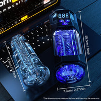 Bild in Galerie-Viewer laden, Automatischer Masturbator für Männer, Taschenmuschi, Vibration, Blowjob, Penis, echte Vagina, Masturbationstasse, Oralsex, Sexmaschine für Männer, Spielzeug für Erwachsene 
