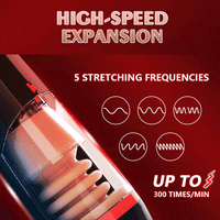 Bild in Galerie-Viewer laden, CLIMBER Lebensechter automatischer Masturbationsbecher für Männer mit 5 Saugnäpfen und 10 Vibrationen 
