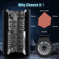 Bild in Galerie-Viewer laden, Aaron - Handgehaltener männlicher Masturbator mit 7 Rotationsmodi
