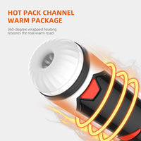 Bild in Galerie-Viewer laden, Ein-Klick-Orgasmus mit 4 Stoß- und Heizfunktionen Future Machina Masturbator Cup 
