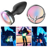 Laad afbeelding in galerijviewer, Colourful Remote Control Anal Plug
