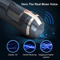 Cargar imagen en el visor de la galería, Automatic Piston Telescopic Male Masturbator Cup Heating Sucking Blowjob Masturbatin for Man Penis Sucker Vibrtor Sex Machine
