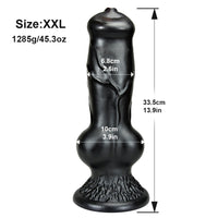 Bild in Galerie-Viewer laden, Großer Silikon-Tierdildo, Sexspielzeug für Männer und Frauen, Analplug, Penis, realistischer Hundeknoten-Dildo, Sexspielzeug für Frauen, Masturbator für Erwachsene
