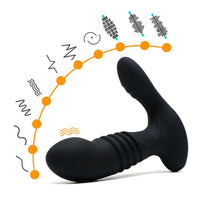 Charger l&#39;image dans la visionneuse de galerie, Masseur de prostate pour homme, vibrateur, masturbateur, poussée, plug anal, gode, jouets sexuels pour hommes
