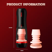 Bild in Galerie-Viewer laden, CLIMBER Lebensechter automatischer Masturbationsbecher für Männer mit 5 Saugnäpfen und 10 Vibrationen 
