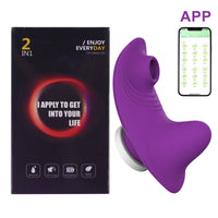 Cargar imagen en el visor de la galería, Wearable Mini Vibrator For Women Clitoris Sucker App Bluetooth Remote Control Vibro On Sexy Panties Adults Sex Toys Stimulator
