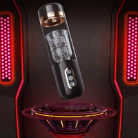 Bild in Galerie-Viewer laden, Masturbatoren für Männer, automatischer Saugnapf, teleskopartig rotierender männlicher Masturbatorbecher, echte Vagina, Taschenmuschi, Blowjob-Maschine, Sexspielzeug 
