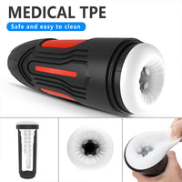 Load image into Gallery viewer, Blow Up Deep 4 Suction 7 Vibration Male Masturbation Cup
