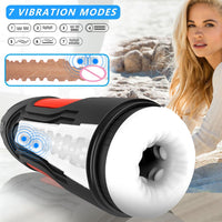 Load image into Gallery viewer, Blow Up Deep 4 Suction 7 Vibration Male Masturbation Cup

