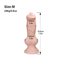 Bild in Galerie-Viewer laden, Großer Silikon-Tierdildo, Sexspielzeug für Männer und Frauen, Analplug, Penis, realistischer Hundeknoten-Dildo, Sexspielzeug für Frauen, Masturbator für Erwachsene
