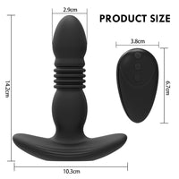 Load image into Gallery viewer, Telescopic Vibrating Butt Plug Anal Vibrator Wireless Remote Sex Toys for Women Ass Anal Dildo Prostate Massager Men Buttplug
