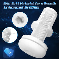 Bild in Galerie-Viewer laden, Freihändiger männlicher Masturbator, Teleskoprotation, Blowjob, Saugmaschine, weiche Vagina aus Silikon, Masturbationstasse, Sexspielzeug für Männer 
