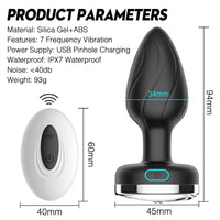 Laad afbeelding in galerijviewer, Colourful Remote Control Anal Plug
