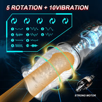 Load image into Gallery viewer, Male Masturbator Cup Rotating Vibrating Vagina Glans Penis Stimulate Lasting Delay Massager Masturbation Cup Sex Toys for Men
