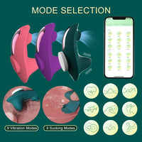 Cargar imagen en el visor de la galería, Wearable Mini Vibrator For Women Clitoris Sucker App Bluetooth Remote Control Vibro On Sexy Panties Adults Sex Toys Stimulator
