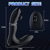 Laad afbeelding in galerijviewer, Remote Control Prostate Massager Anal Plug Vibrator For Men Sex Toys For Men With Simulation Finger Press Adult Erotica Sex Toys
