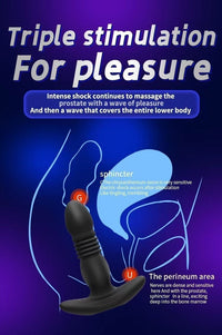 Load image into Gallery viewer, Telescopic Vibrating Butt Plug Anal Vibrator Wireless Remote Sex Toys for Women Ass Anal Dildo Prostate Massager Men Buttplug
