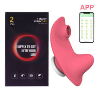 Cargar imagen en el visor de la galería, Wearable Mini Vibrator For Women Clitoris Sucker App Bluetooth Remote Control Vibro On Sexy Panties Adults Sex Toys Stimulator
