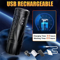 Cargar imagen en el visor de la galería, Cedric-7 Thrusting &amp; Rotating Modes with Strong Suction Cup for Penis Stimulation Male Masturbator Cup
