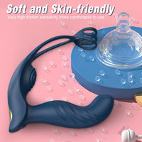 Bild in Galerie-Viewer laden, Anal Vibrator Männlich Prostata Massager Penis Ring Verzögerung Ejakulation Cockring Remote Anus Butt Plug Finger Masturbation Sex Spielzeug Männer 
