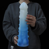 Bild in Galerie-Viewer laden, Pferdeform Tierdildo Analplug Slilcone Riesiger Penis mit Saugnapf Analmassagegerät Flirt Sexprodukt Sexspielzeug für Frauen Männer
