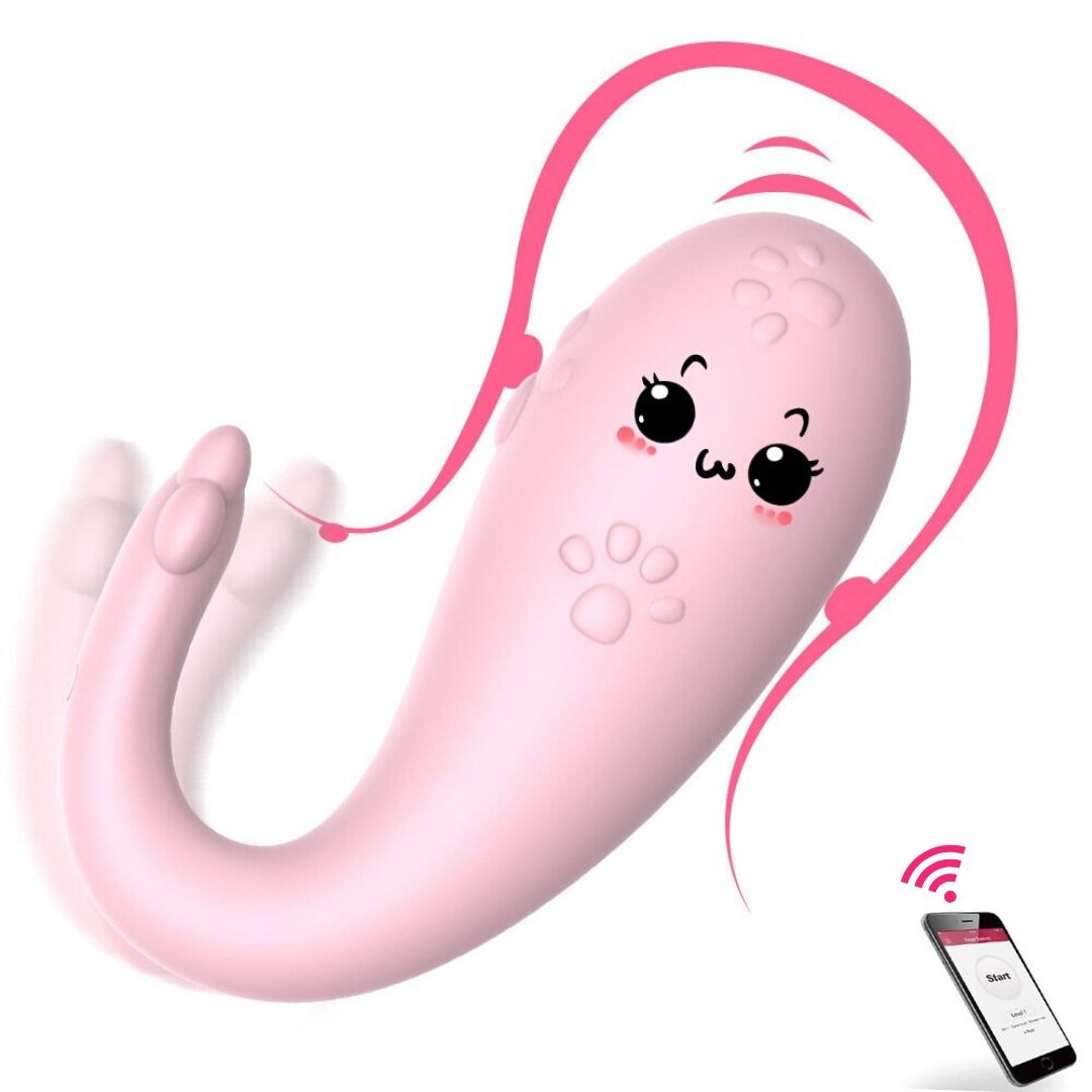 Vibromasseur contrôlé par application